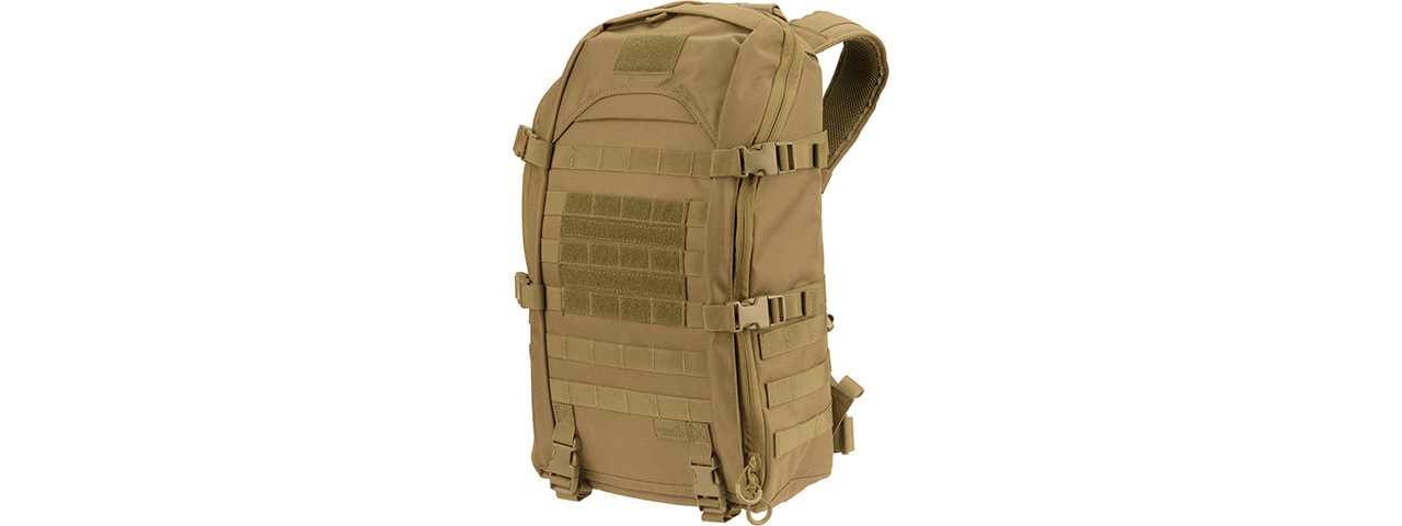 Lancer Tactical 1000D Modular Assault Backpack (KHAKI) - Click Image to Close