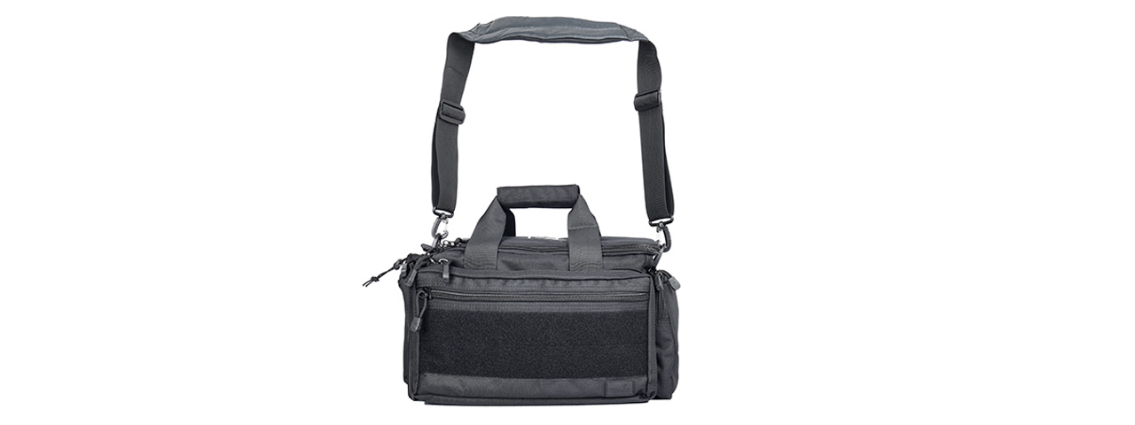 Lancer Tactical Shooting Range Bag w/ Shoulder Strap [Weather Resistant] (BLACK) - Click Image to Close