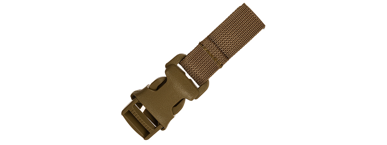 Lancer Tactical 3 Piece MOLLE Buckle System Set (Tan) - Click Image to Close