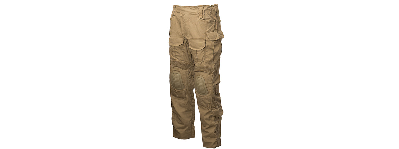 Lancer Tactical BDU Combat Uniform Pants [LARGE] (TAN) - Click Image to Close