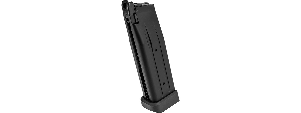 KLI 28rd Gas Blowback Magazine for Baba Yaga GBB Pistol (BLACK) - Click Image to Close