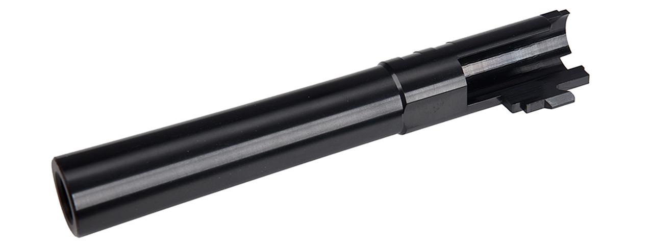 COWCOW Bull Style Threaded Outer Barrel for TM Hi-Capa 5.1 Pistols (BLACK) - Click Image to Close