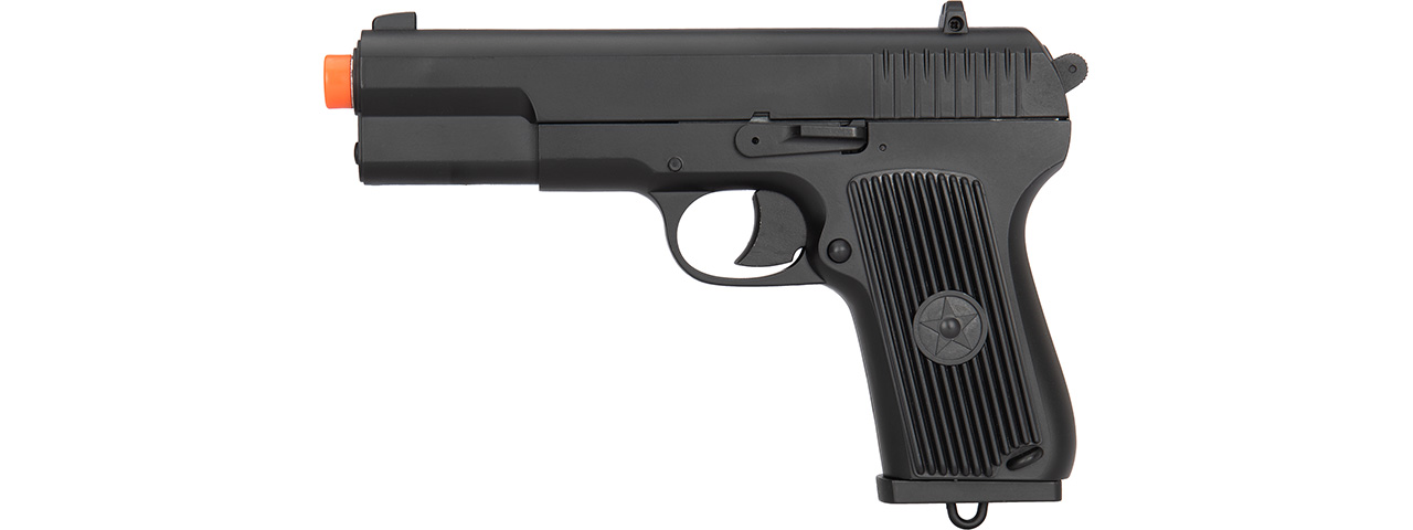 Double Bell TT-33 Metal Body Airsoft Spring Pistol (Black) - Click Image to Close