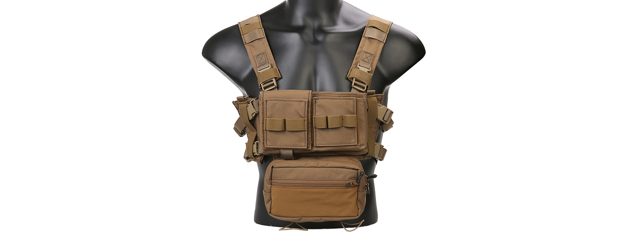 Emerson Gear Low Profile Modular Chest Rig System (COYOTE BROWN) - Click Image to Close