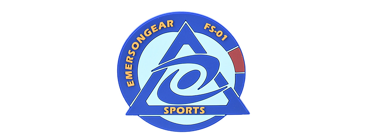 Emerson Gear Cyclone Sports PVC Morale Patch (BLUE) - Click Image to Close