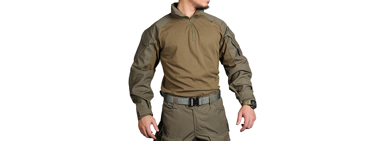 Emerson Gear Blue Label Combat Tactical BDU Shirt [Large] (RANGER GREEN) - Click Image to Close