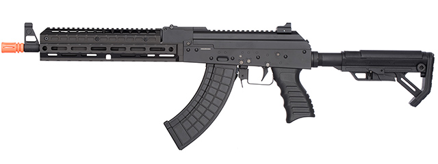 Golden Eagle F6841 AK Full Metal Airsoft AEG Rifle (BLACK) - Click Image to Close