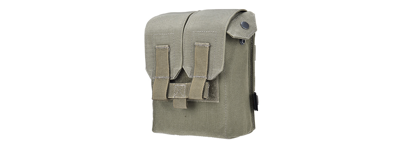 Flyye Industries MOLLE M249 200rd Drum Magazine Pouch (RANGER GREEN) - Click Image to Close