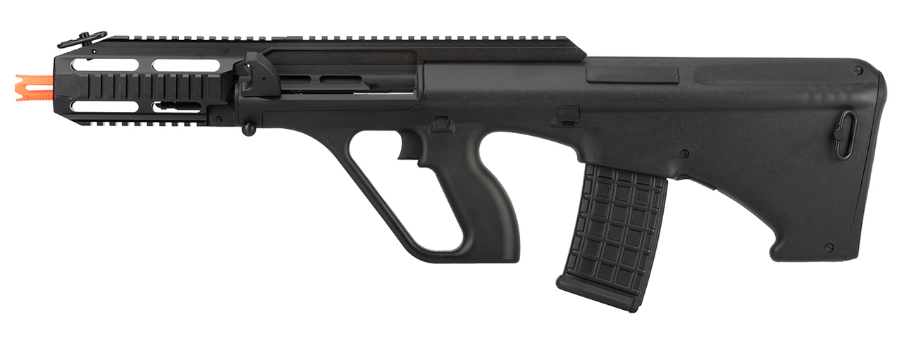 GHK AUG A3 Gas Blowback Airsoft Rifle (BLACK) - Click Image to Close