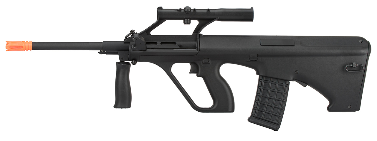 GHK AUG A1 Gas Blowback Airsoft Rifle (BLACK) - Click Image to Close