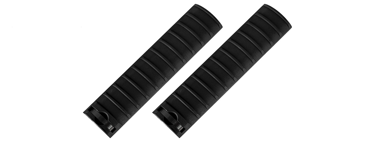 15-Slot Handguard RIS Rail Cover Panels Set of 2 (BLACK) - Click Image to Close