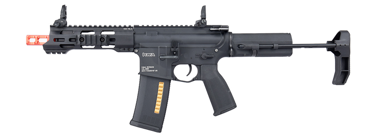 KWA Ronin T6 PDW Airsoft AEG Rifle (BLACK) - Click Image to Close