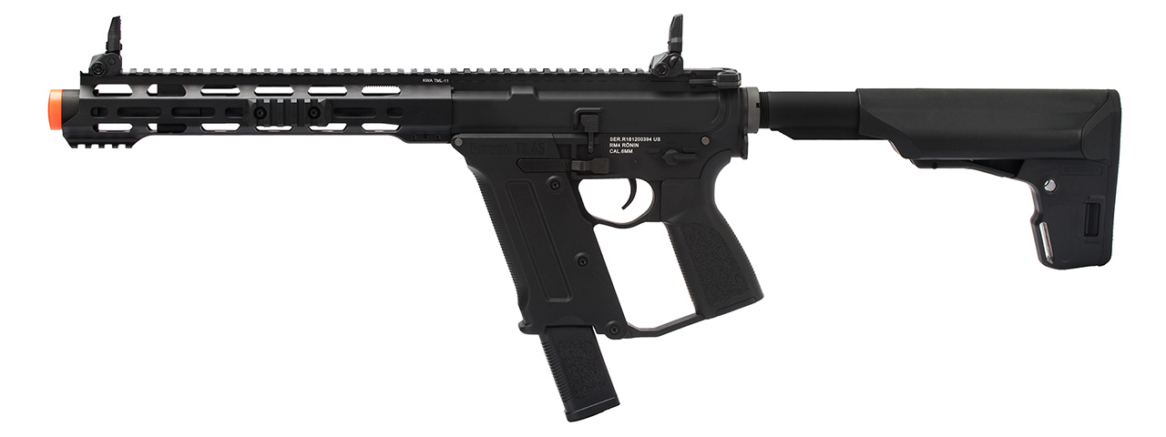 KWA Ronin "TEKKEN" TK.45 AEG3 Airsoft Rifle (BLACK) - Click Image to Close