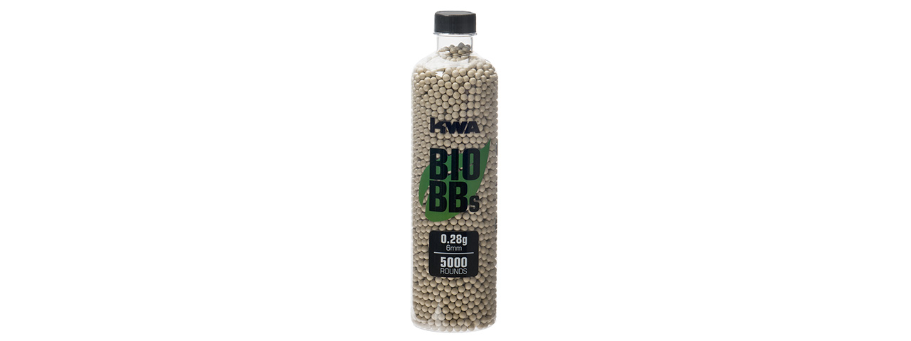 KWA 0.28g Biodegradable Match Grade Airsoft BBs [5,000rds] (WHITE) - Click Image to Close