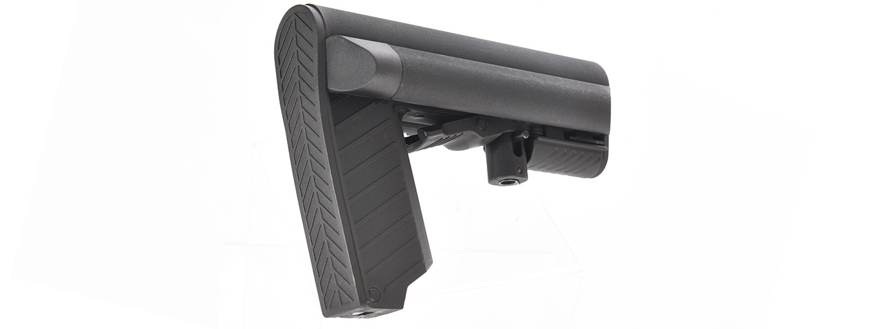 LCT Airsoft LTS Adjustable M4 Rifle Stock (BLACK) - Click Image to Close
