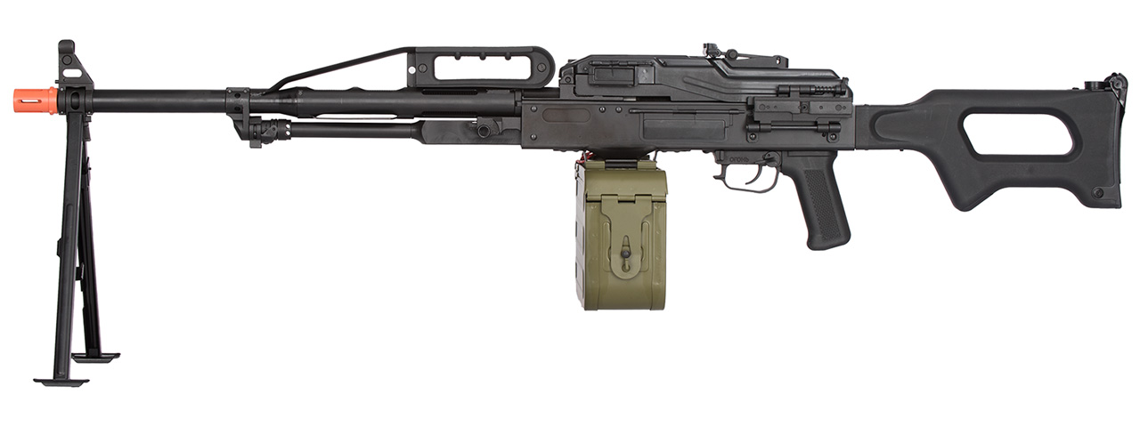LCT PKP Airsoft AEG Light Machine Gun (Black) - Click Image to Close