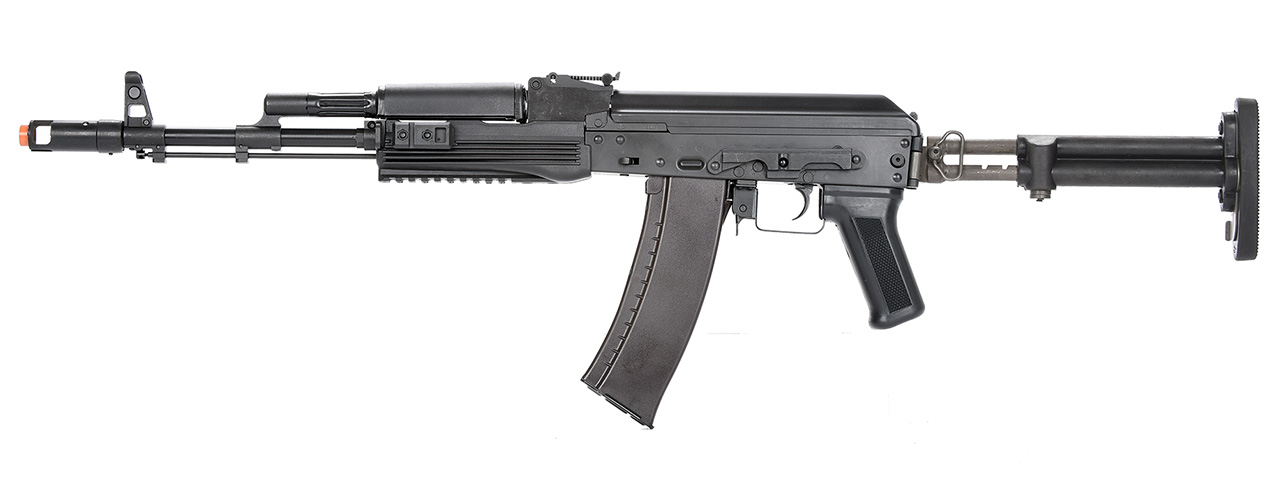 LCT Airsoft STK-74 Tactical AK AEG Rifle (Black) - Click Image to Close