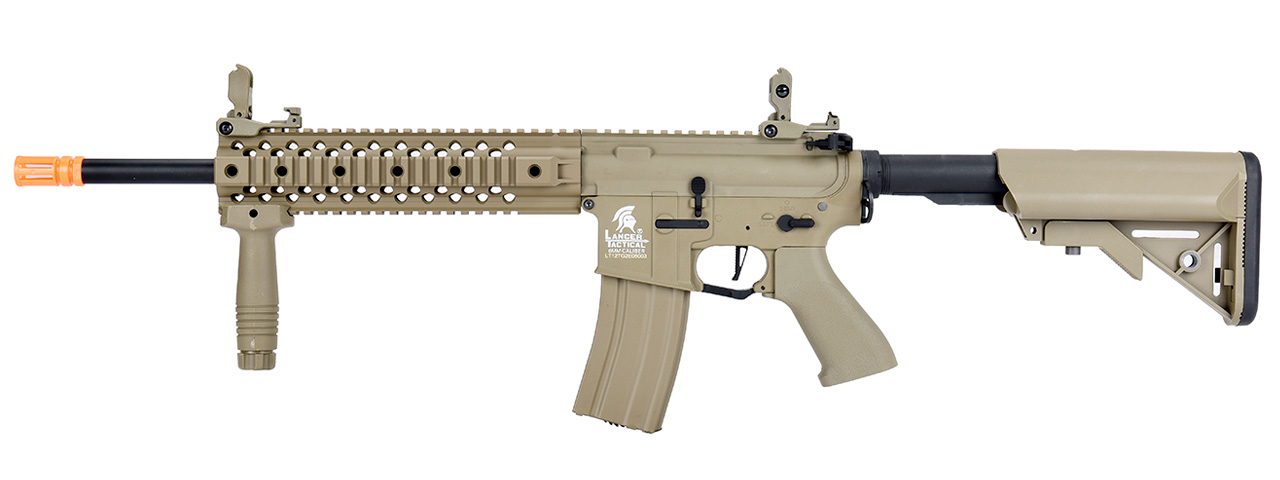 Lancer Tactical Hybrid Gen 2 Proline M4 Evo Airsoft AEG Rifle (Color: Tan) - Click Image to Close