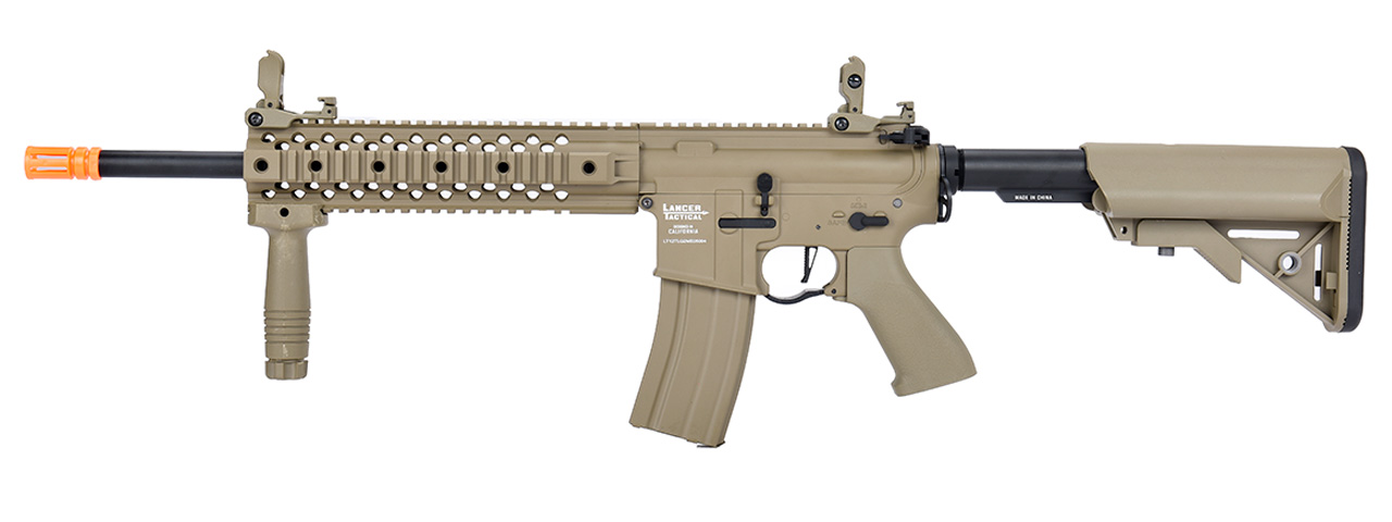 Lancer Tactical Gen 2 Proline M4 Evo Airsoft AEG Rifle (Color: Tan) - Click Image to Close