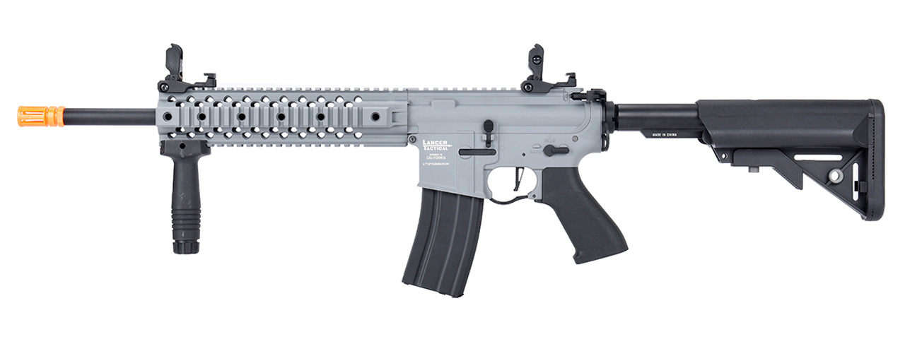 Lancer Tactical Gen 2 Proline M4 Evo Airsoft AEG Rifle (Color: Gray) - Click Image to Close