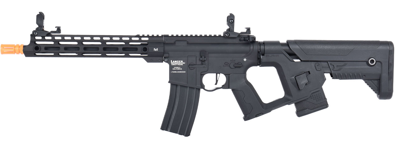 Lancer Tactical Enforcer BLACKBIRD AEG Rifle w/ Alpha Stock [LOW FPS] (BLACK) - Click Image to Close