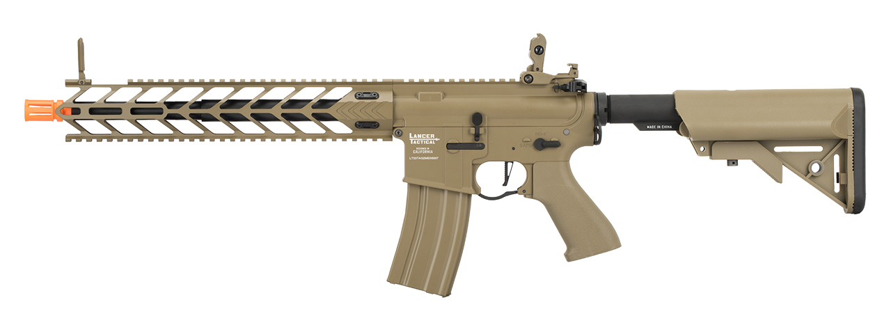 Lancer Tactical Enforcer NIGHT WING AEG [HIGH FPS] (TAN) - Click Image to Close