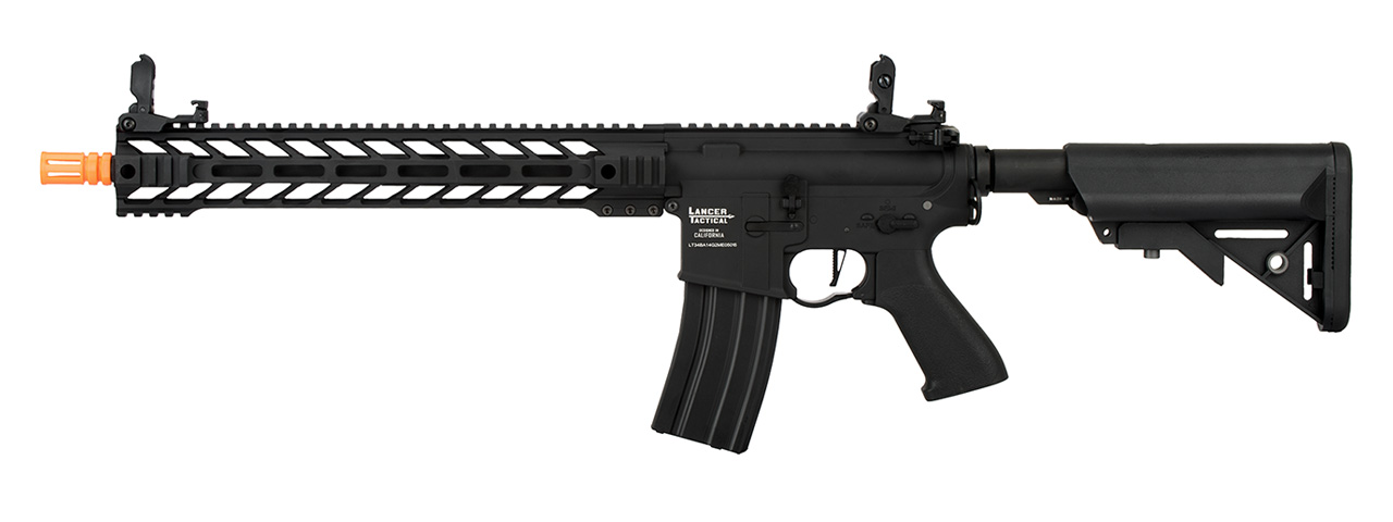 Lancer Tactical Proline Enforcer Battle Hawk 14" M4 Airsoft Rifle (Color: Black) - Click Image to Close