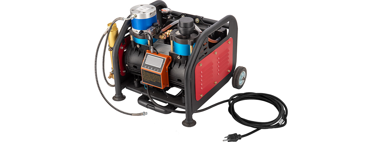 Lancer Tactical 110V Oil-Free PCP Air Compressor [1500 Watt] (6000 PSI) - Click Image to Close