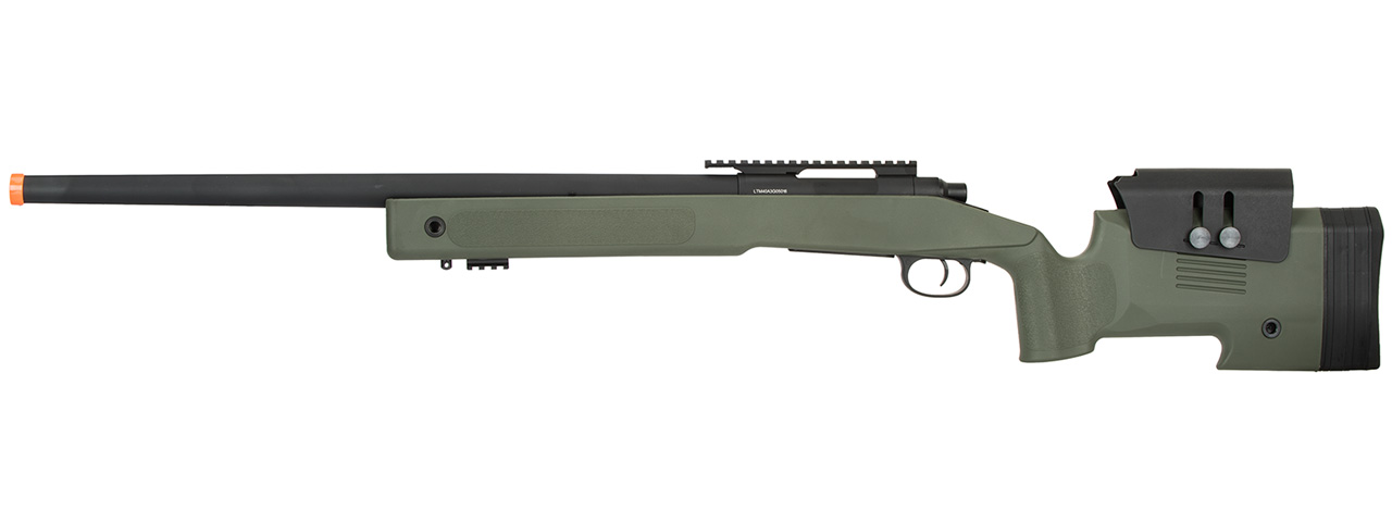 Lancer Tactical M40A3 Bolt Action Sniper Rifle (OD Green) - Click Image to Close