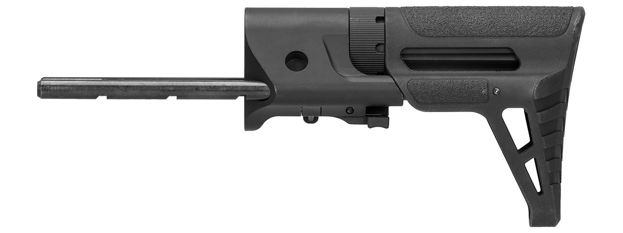 Lancer Tactical M4 AEG Retractable PDW Stock (BLACK) - Click Image to Close