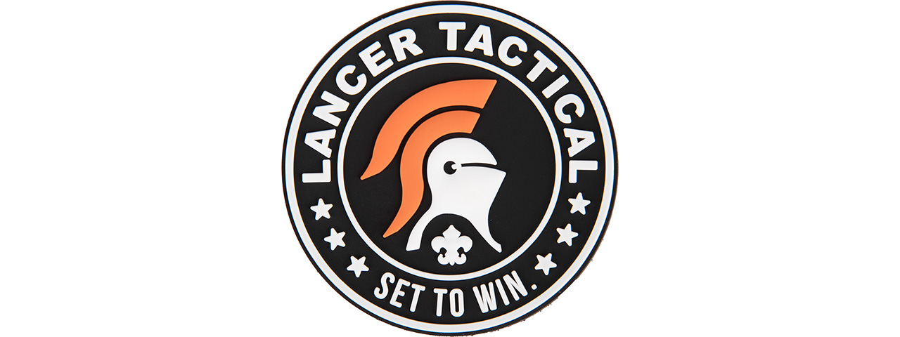 Lancer Tactical Official "Set to Win" PVC Morale Patch - Click Image to Close