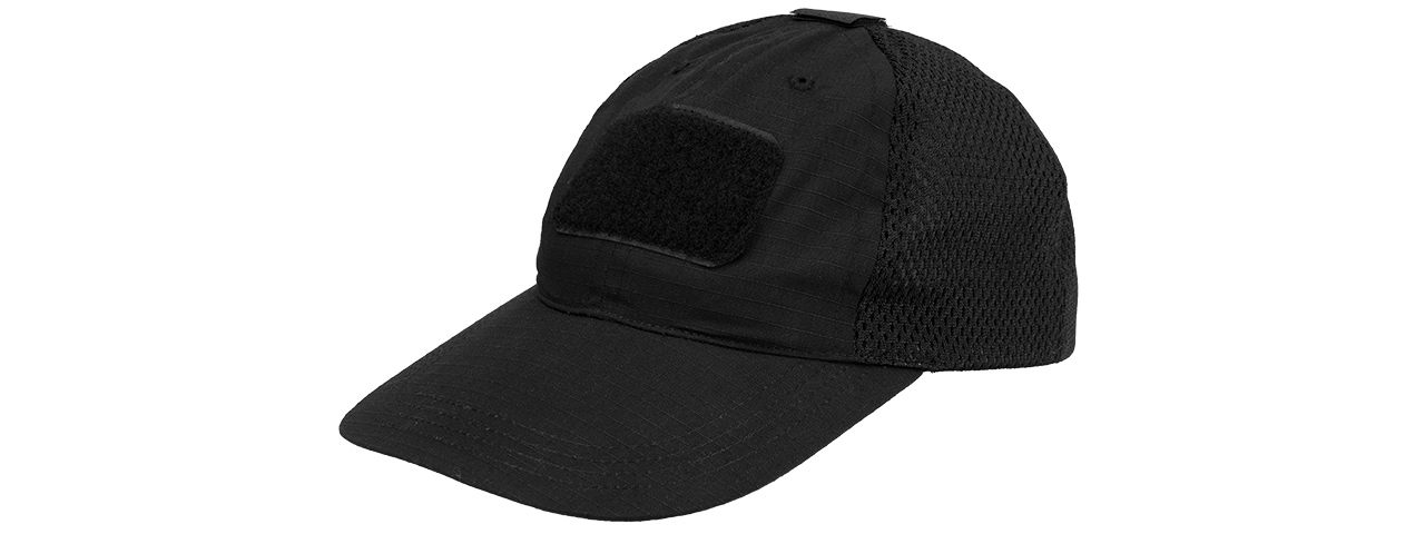 Lancer Tactical Ripstop Adhesion Operator Cap (BLACK) - Click Image to Close