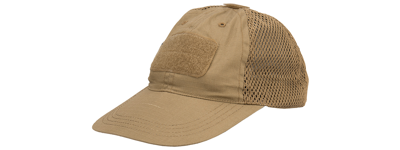 Lancer Tactical Ripstop Adhesion Operator Cap (TAN) - Click Image to Close