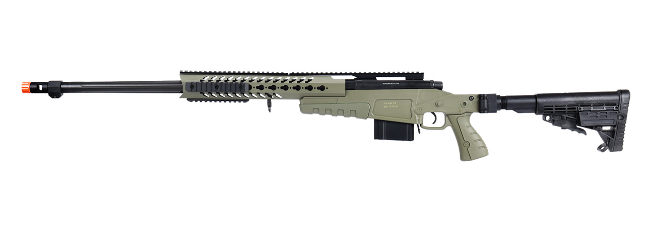 WellFire MB4418-1 Bolt Action Airsoft Sniper Rifle (OD GREEN) - Click Image to Close