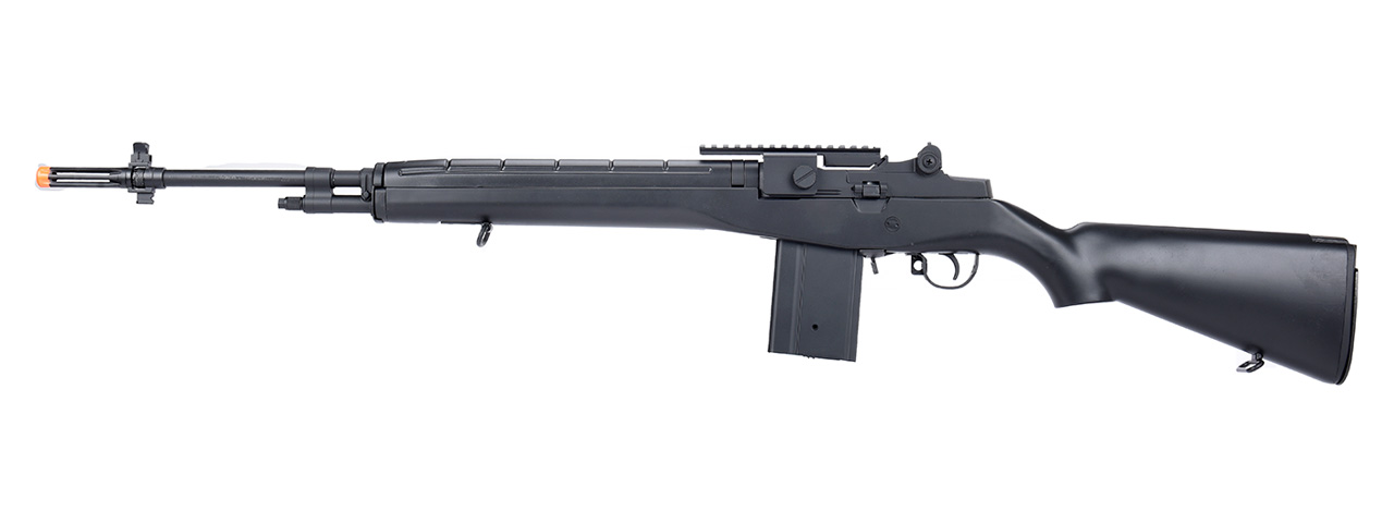 AGM M14 SOCOM Airsoft DMR AEG Rifle (BLACK) - Click Image to Close