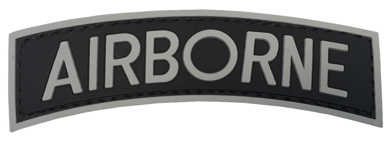 G-Force Airborne PVC Arch Patch (BLACK/GREY) - Click Image to Close