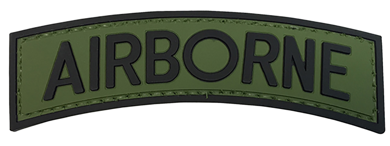 G-Force Airborne PVC Arch Patch (OD/BLACK) - Click Image to Close