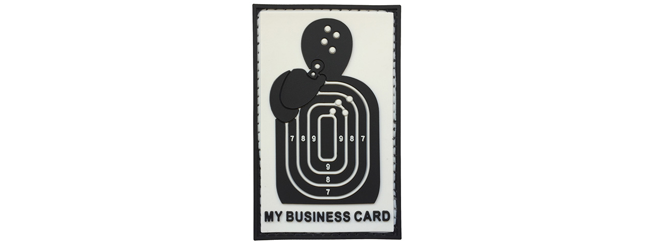G-Force Target Practice Business Card PVC Morale Patch - Click Image to Close