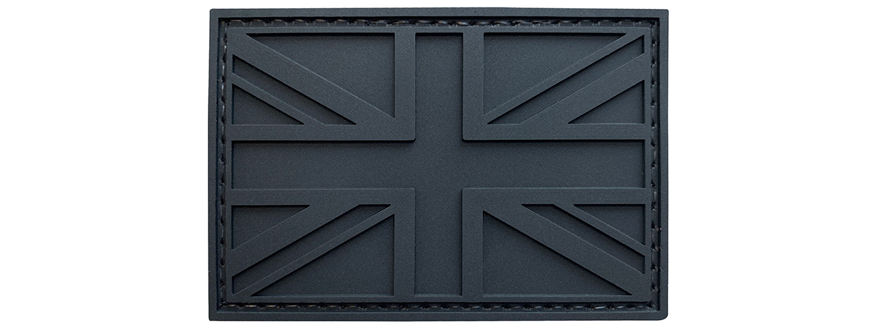 G-Force United Kingdom Flag PVC Morale Patch (BLACK) - Click Image to Close