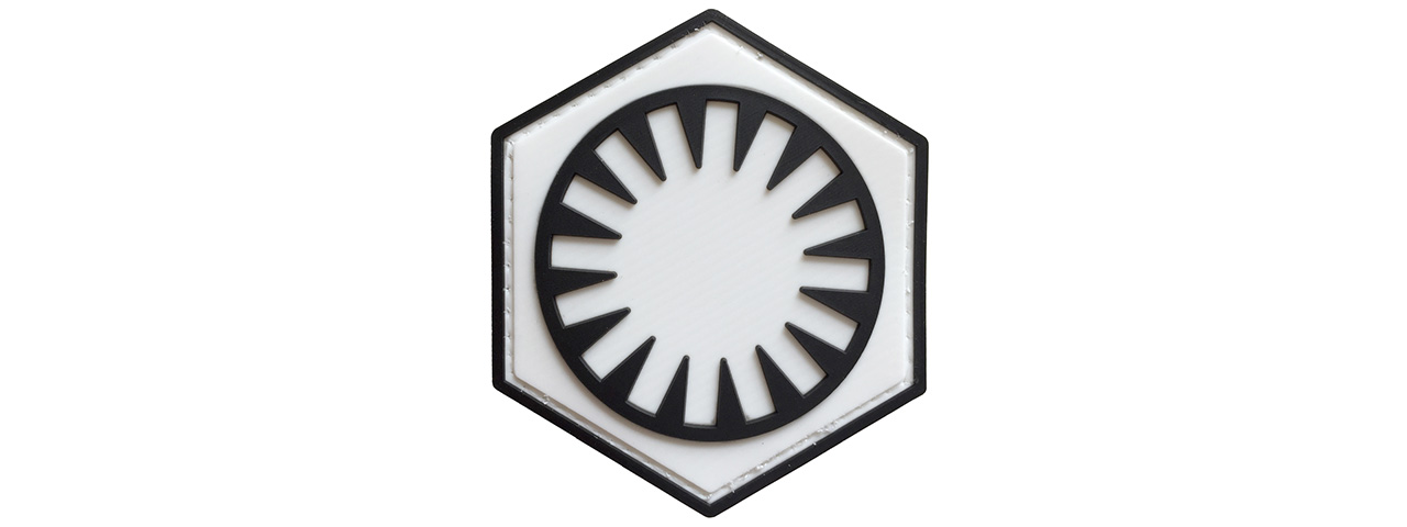 G-Force First Order PVC Morale Patch (WHITE) - Click Image to Close