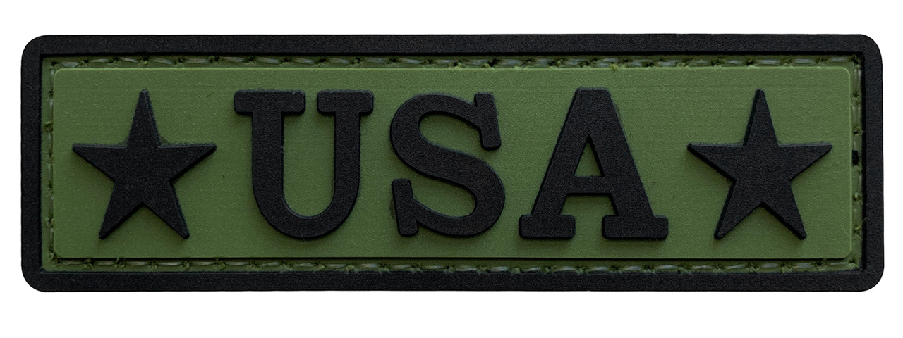 G-Force USA PVC Morale Patch (GREEN) - Click Image to Close