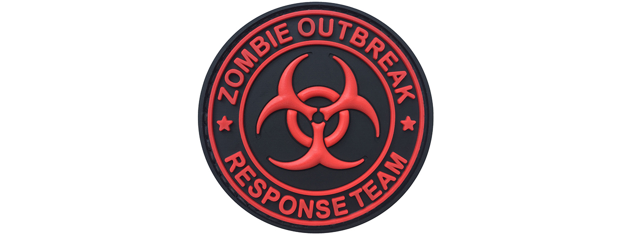 G-Force Zombie Outbreak Response Team PVC Morale Patch (BLACK) - Click Image to Close