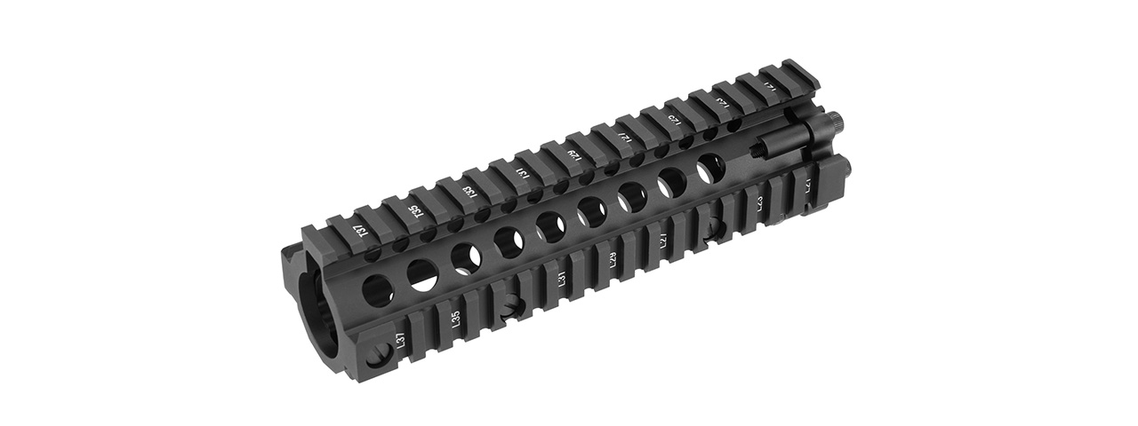 Ranger Armory 8" Quad Picatinny M4 Handguard Rail System for Airsoft Rifles (BLACK) - Click Image to Close