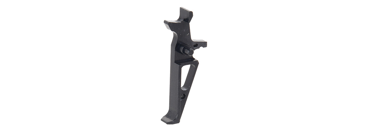 Retro Arms CNC Aluminum Trigger for M4 / M16 AEG Rifles (Type B) (BLACK) - Click Image to Close