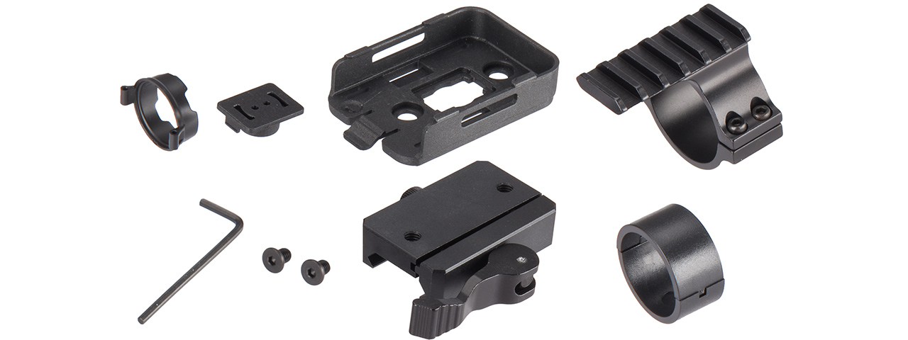 RunCam Bracket w/ Rail Mount and Adapter for RunCam2 [Airsoft Version] - Click Image to Close