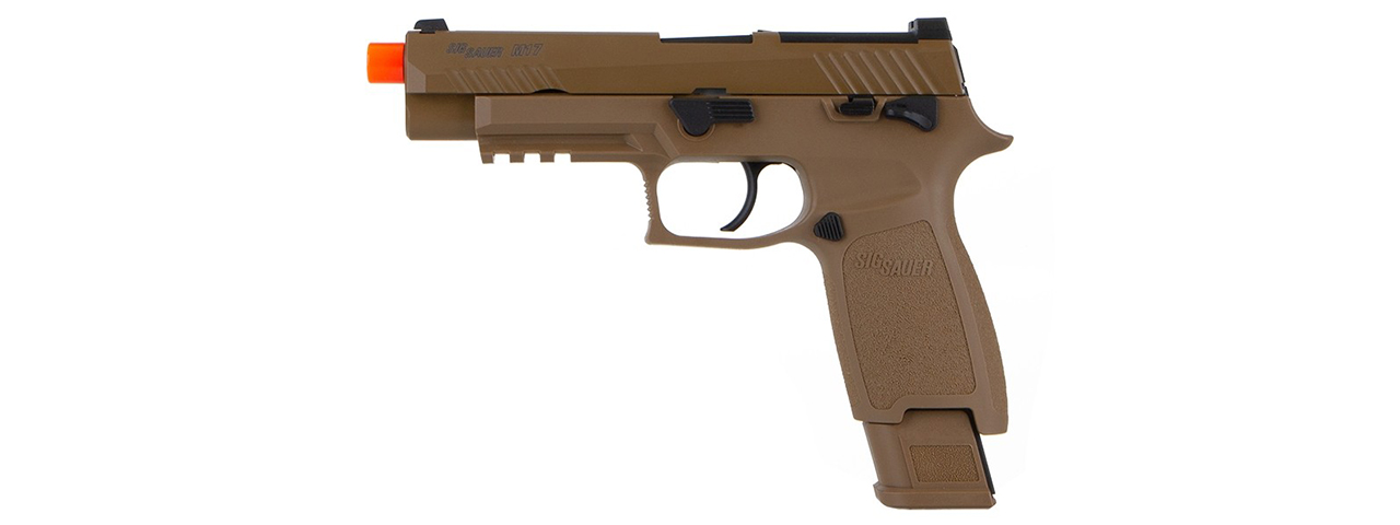 Sig Sauer PROFORCE M17 CO2 Blowback Airsoft Training Pistol (COYOTE) - Click Image to Close