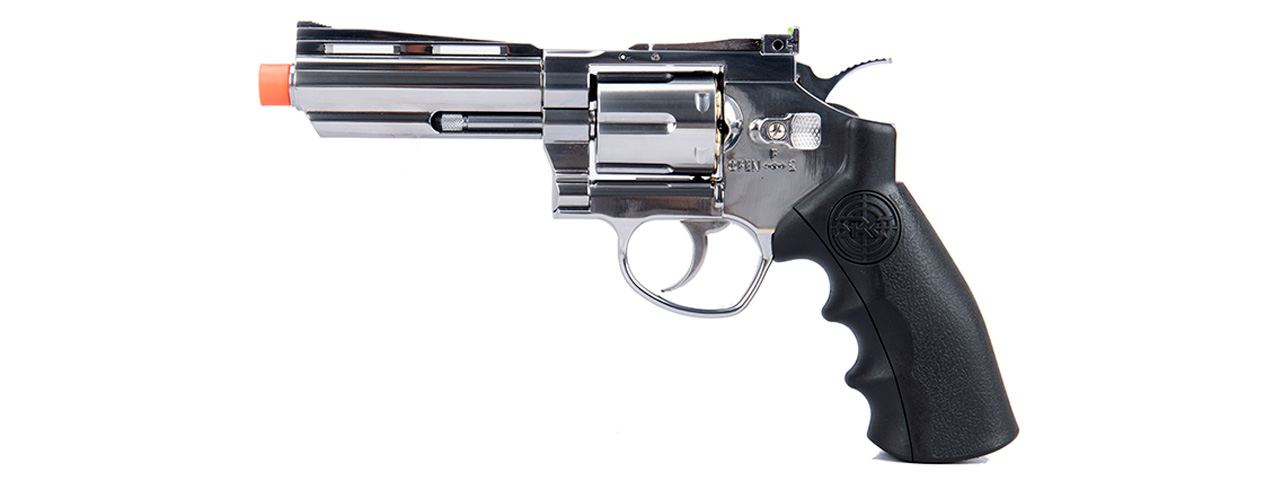 SRC 4" Titan Full Metal CO2 Airsoft Revolver (SILVER) - Click Image to Close