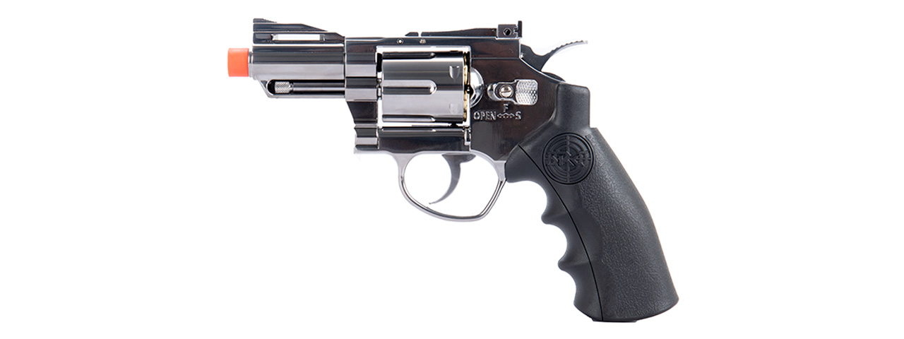 SRC 2.5" Titan Full Metal CO2 Airsoft Revolver (SILVER) - Click Image to Close