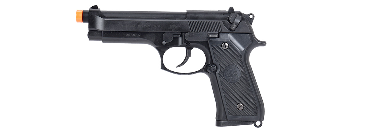 Tokyo Marui M92F Military Airsoft Gas Blowback Pistol (BLACK) - Click Image to Close