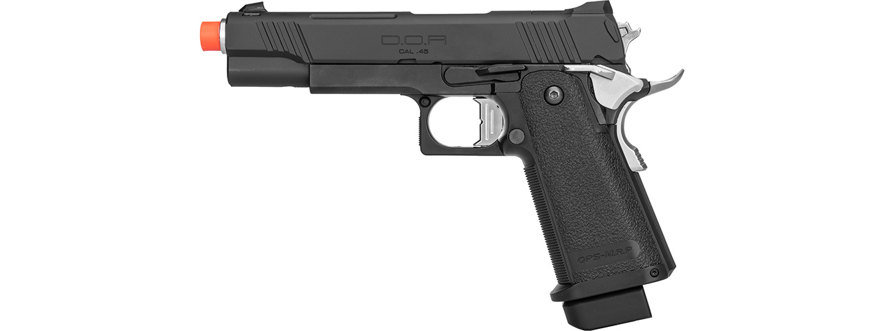 Tokyo Marui D.O.R. Hi-Capa 5.1 Gas Blowback Airsoft Pistol (BLACK) - Click Image to Close